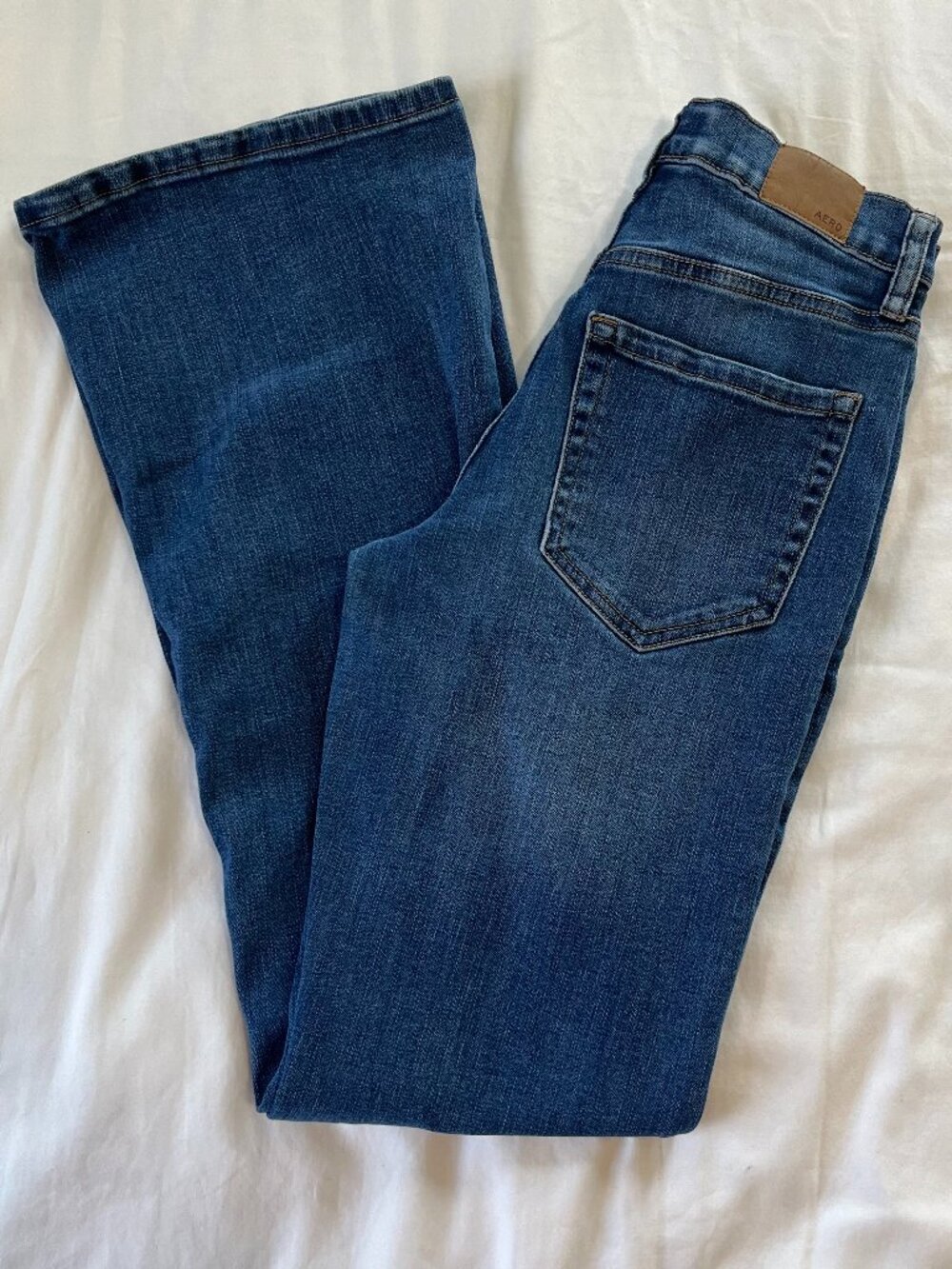 Aeropostale Dark Wash High Rise Flare Jeans | Size 4